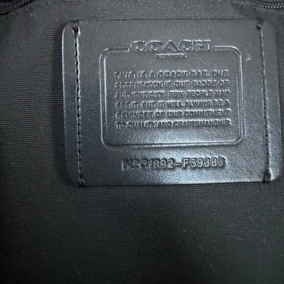 EUC Coach x NASA Hologram Iridescent Blue Derby Tote Bag - Picture 6 of 7